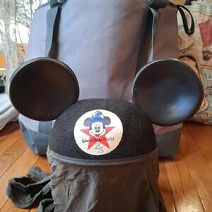 Mickey Mouse Ears Hat Walt Disney World 25th Anniversary 1996 Jacobson USA Holly